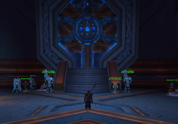 world of warcraft shadowlands great vault from distance